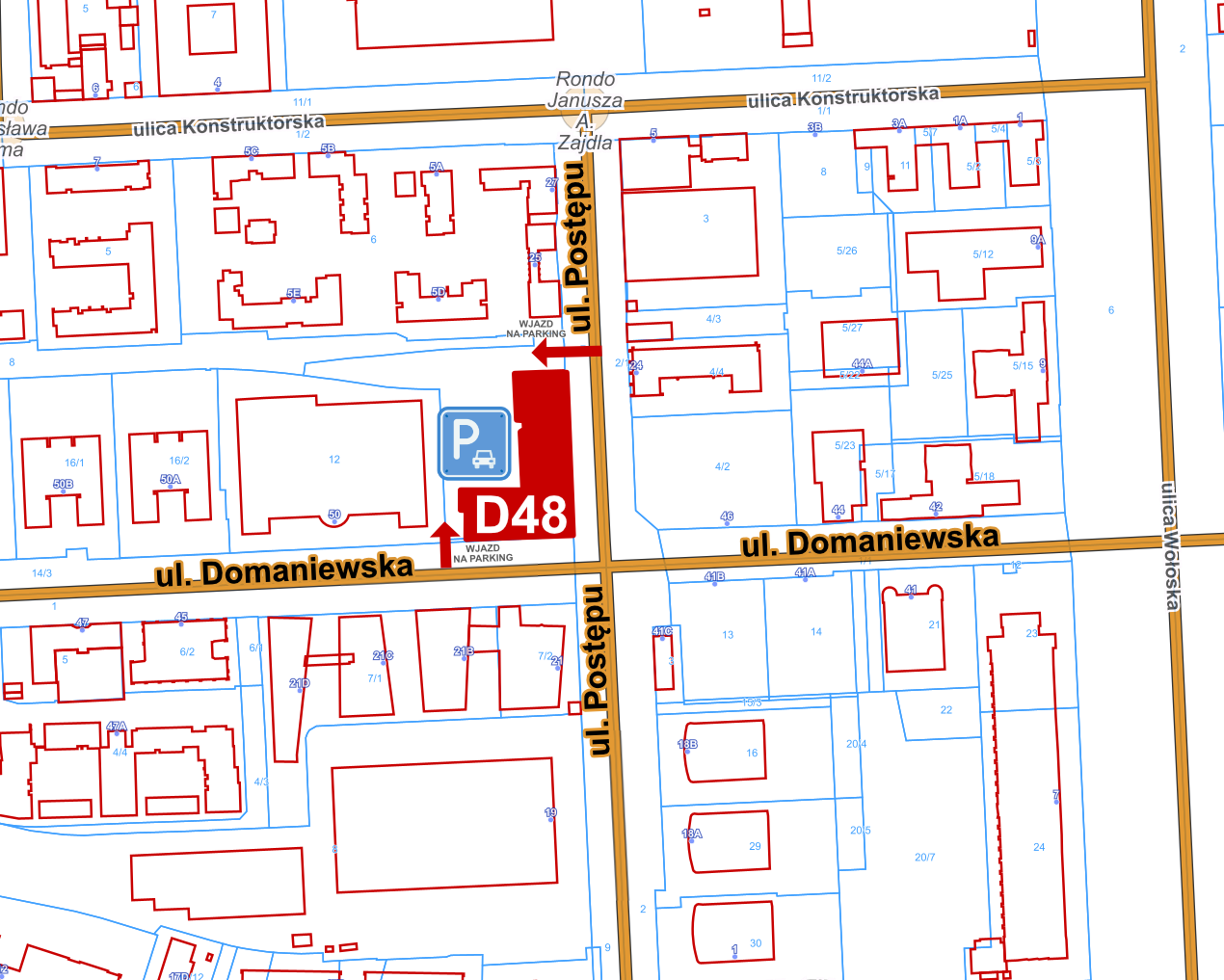 MAPA DOJAZDU